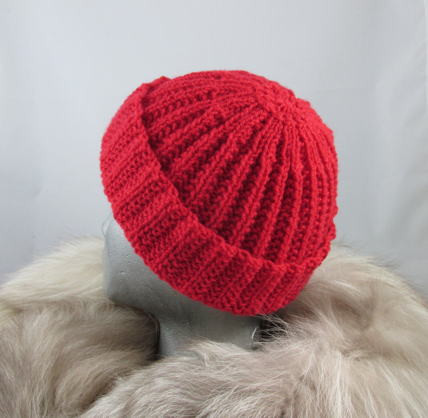 Red Wool Hat