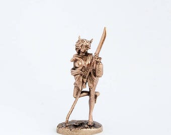 40mm Lady Of Snakes brass miniature Hebi-Yokai 蛇妖怪