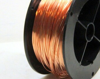 Copper Wire, SQUARE,22 Gauge, Dead Soft, Solid Copper Wire, Jewelry Quality Copper Wire, Jewelry Wire Wrapping, Sold in 20 Ft. Length, 007