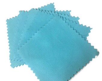 Jewelry polishing cloth, 5 pieces, silver and gold polish, polishing cloth, anti-tarnish cloth, jewelry cleaner, jewelry storage.