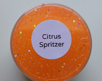 CITRUS spritzer *SCENTED Clear Slushie slime*