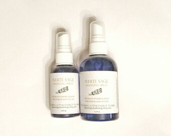 Sage, Smudging, Sage Spray, White Sage Spray, Smudging Spray, Palo Santo, Energy Clearing, Clearings Spray, Reiki Charged