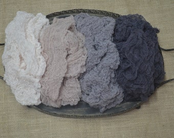 Set of Four Baby Boy Wraps...Newborn Props...Baby Cheesecloth Wraps...Hand Dyed Wraps...Baby Boy Colors...Baby Boy Wraps...Neutral Colors