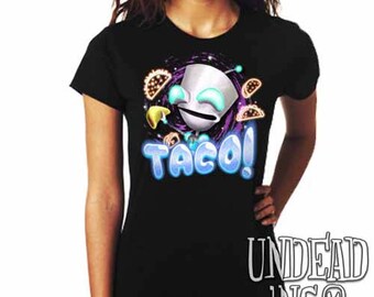 Invader Zim Robot Gir Taco - Ladies T Shirt