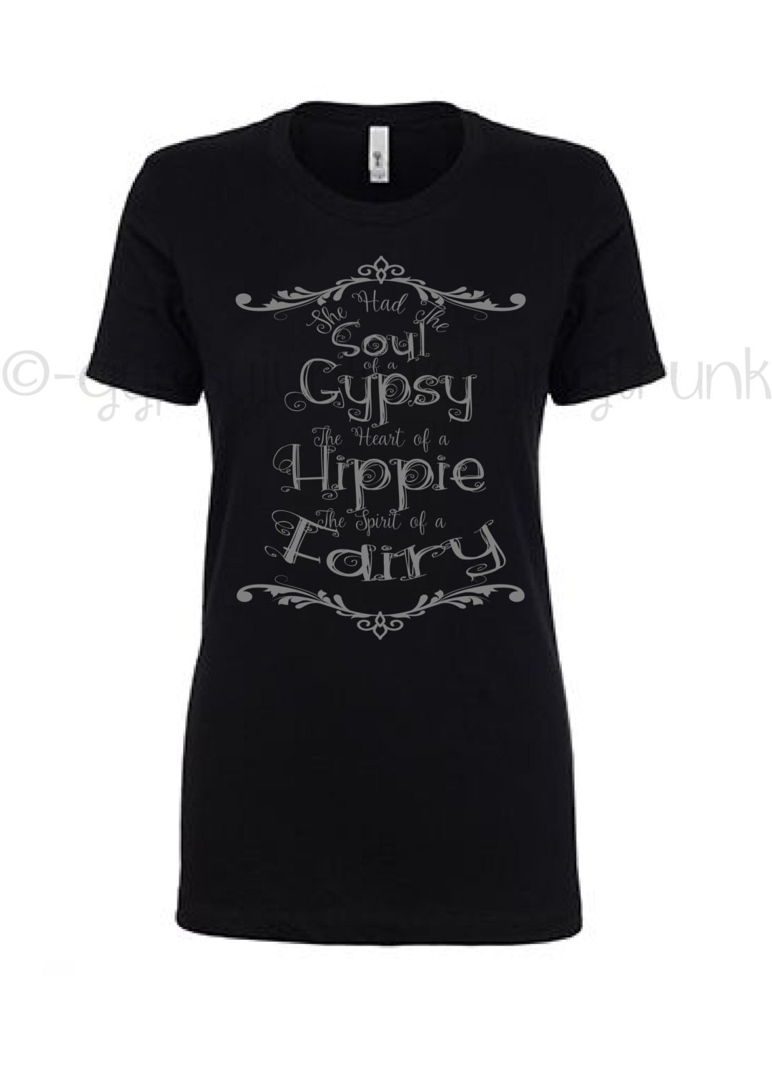 Soul of a Gypsy Shirt Gypsy Top Boho Style Shirt Hippie