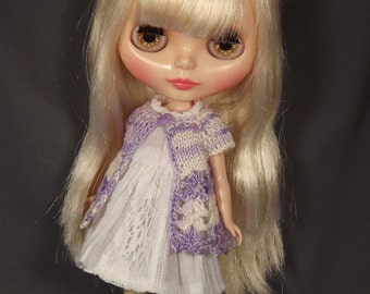 BLYTHE CARDIGAN/TOP, Blythe outfit, Blythe clothes, Blythe knitted top/blythe crochet