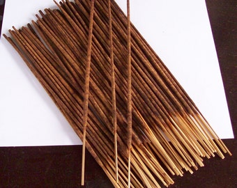 Incense Sticks, 20 pack, California Sun Cured, hand dipped in premium perfume oil, made in USA, aroma therapy, meditation, hippie incense