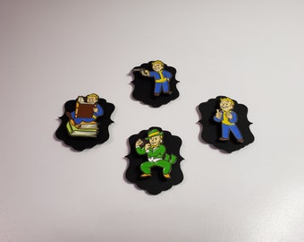 Perk Boy/Vault Boy Collection needle minder needle keeper cross stitch embroidery accessory