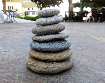 Stacked Stones, Stacked Rock, Flat Stackable Stone, Stacking Pebbles, Beach Pebbles, Mood Stones, Meditation Stones, Mindfulness ONE ONLY!