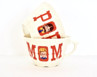 Kitschy Mom and Pop Cups- Mugs