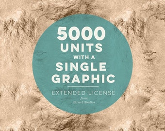 Extended Commercial License for 5000 Units from a Single Graphic