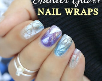 Shattered Glass Nail Wraps