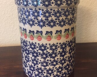 Polish Pottery Kitchen Utensil Holder