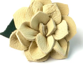 Dog Collar Flower - Leather Dog Collar Flower - Dog Collar Accessory Clip On for Girls