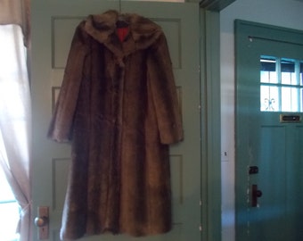 Vintage Faux Full length jacket