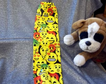 Plastic Bag Holder Sock, Yellow Allover Emoji Print