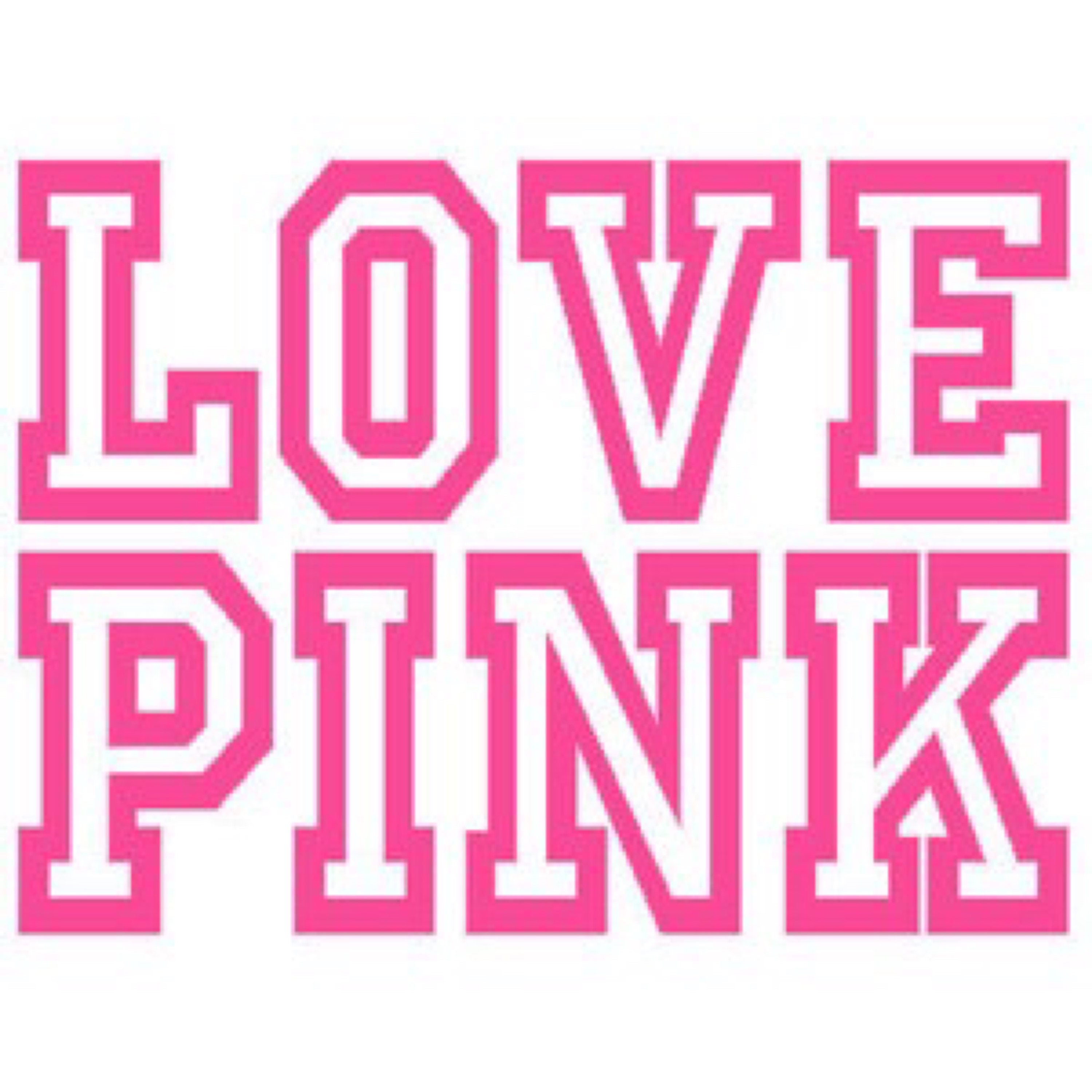 Love pink vs victoria secret lettering custom decal sticker for Silhouette....