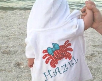 Personalized Baby Beach Cover-Up