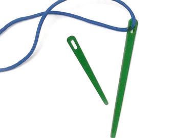 Drawstring Needles, Elastic Threader, Darning Needle, Laser Cut Acrylic