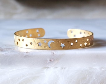 Moon and Stars, Crescent Bracelet