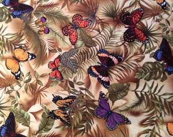 Timeless Treasures fabric BUTTERFLIES
