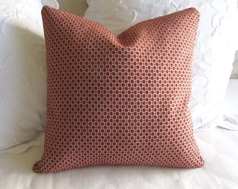 Chenille decorative Pillow Cover 18x18 20x20 22x22 24x24 26x26 poppy
