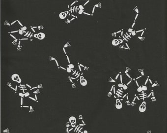 Dancing skeletons fabric. 3 yards