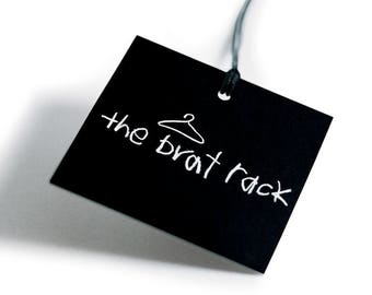 600pcs Custom Clothing Tags, Custom business Card tag, custom hang tag, Custom Favor Tags, Custom Hang tags