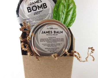James Bomb Gift Set, Birthday Gifts For Men, Bath Bomb