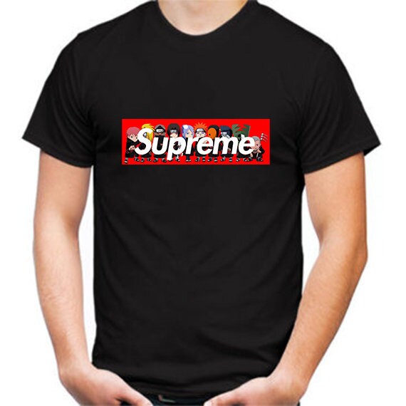 Naruto Supreme Shirts Sasuke t-shirt Supreme tee Manga