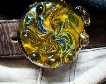 Glass Belt Buckle (Minutia Series)