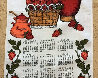 Bill Brister 1971 Linen Tea Towel
