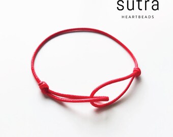 Red String Bracelet, Vegan Waxed Cord Bracelet, Thread Bracelet, Men, Women Bracelet, Friendship, Homme Bracelet, Couple Bracelet, Bracelets