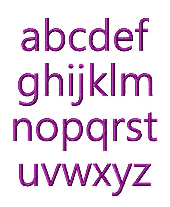 simple block letters