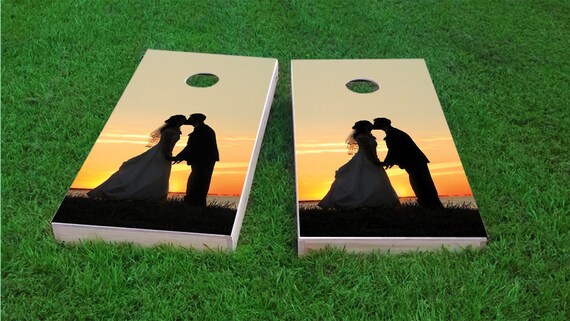 Image result for printed cornhole board set