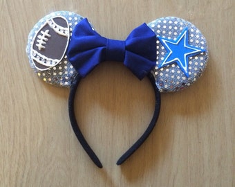 Dallas Cowboys Minnie Mouse ears