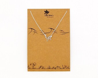 Whale Necklace // Orca Necklace • Animal Jewellery • Gift for Her • Gift Wrapping Available • Dainty Necklace • UK Seller • Killer Whale