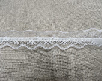 White - lace stretch 3 cm