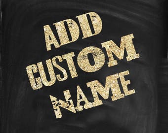 Add Custom Name to Item