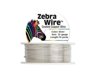 28 Gauge Silver Color Coated Copper Wrap Craft Jewelry Wire 40 Yards