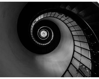 Lighthouse print, lighthouse photography , print, black and white, graphisme, french lighthouse, France, wall art, home decor, original gift