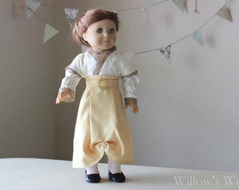 Rose's Deck Dress from "Titanic" for 18" American Girl Dolls