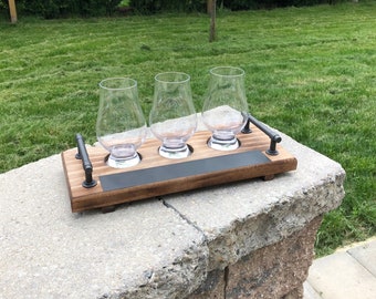 Whiskey Flight with Glasses, Whiskey Flight Paddle, Beer Flight Chalkboard, Whiskey Flight Set, Whiskey Flights, Fathers Day Gift