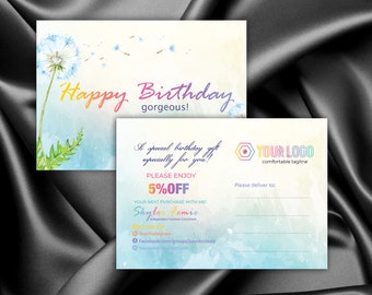 LLR kit,Custom Birthday Card, Dandelion, LLR Marketing kit, Branding, Marketing for Consultant | MKBI_10