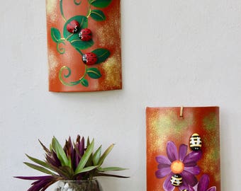 Spring collection: The pollen of flowers