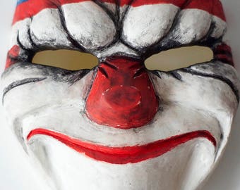 Dallas mask Payday 2 mask Payday mask inspired Payday 2 Payday the Heist Dallas game mask Cosplay Halloween