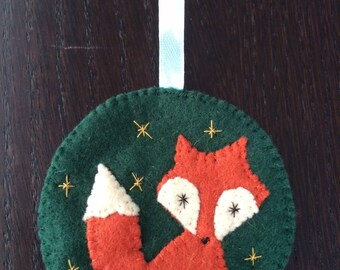 Christmas hand stitched felt ball