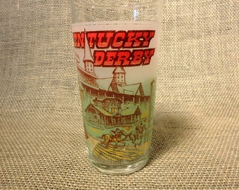 1978 Kentucky Derby Glass Souvenir - Churchill Downs - Horse Racing - Julep Glass - Excellent Condition