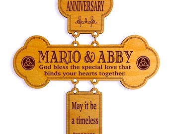 Tin Anniversary Gift - Personalized Gifts for Couples - 10th Anniversary Gift Idea - 10 Year Anniversary Gift for Couple - Cross