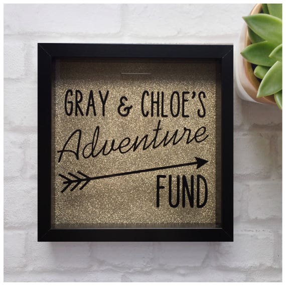 Adventure fund frame money box frame box frame family gift